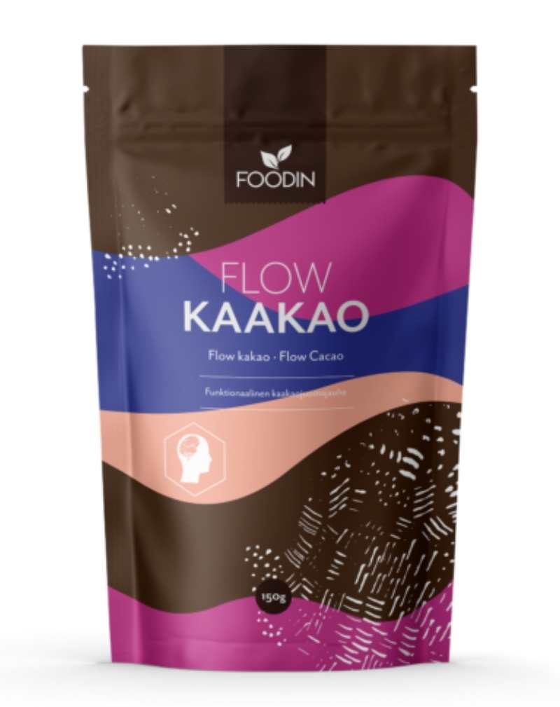 FOODIN FLOW Kaakaojuomajauhe, 150 g (6/24)