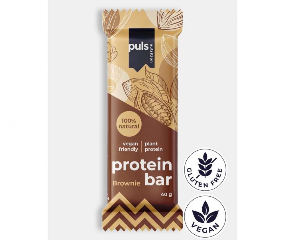 Osta vegaaninen Puls Natural Protein Bar osoitteessa ! -   | Ritakin verkkokauppa | Lisäravinteet & treenivaatteet