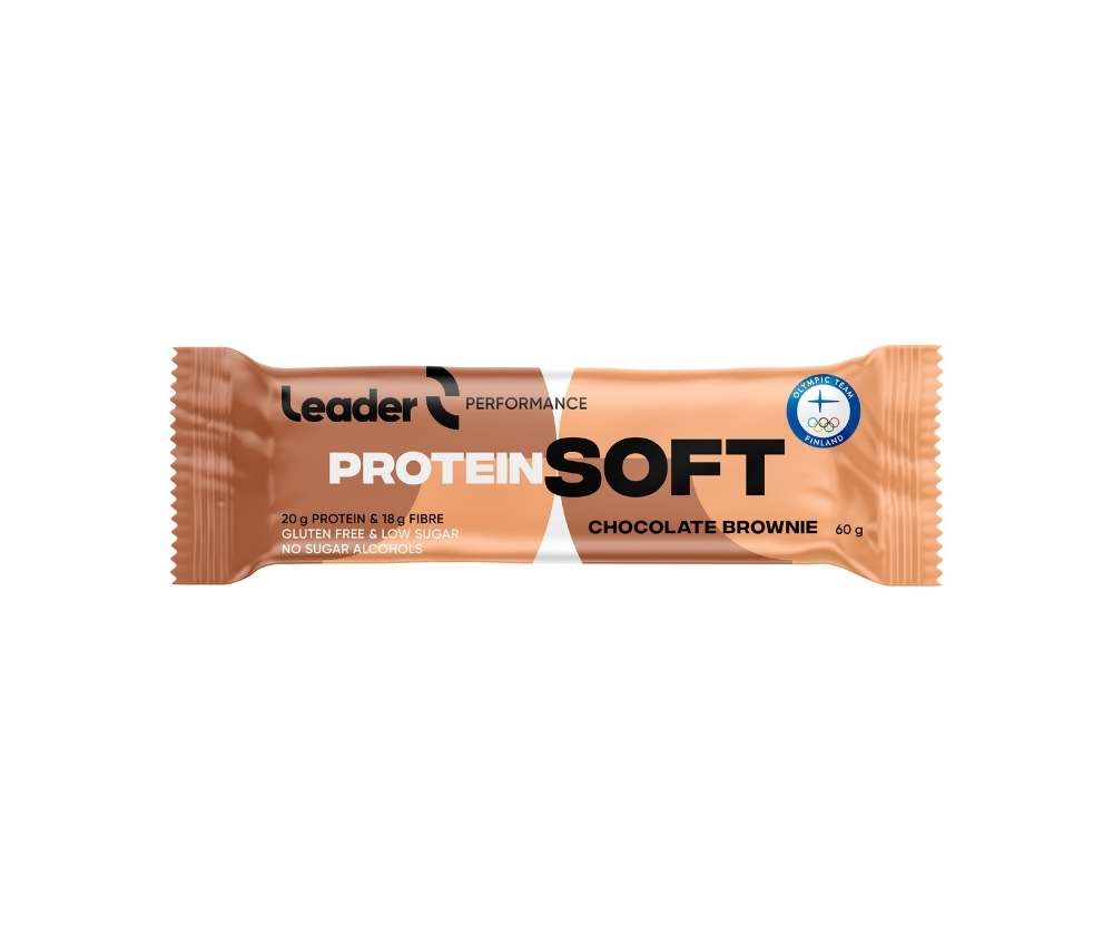 Leader Performance Protein Soft Bar, 60 g, Chocolate Brownie