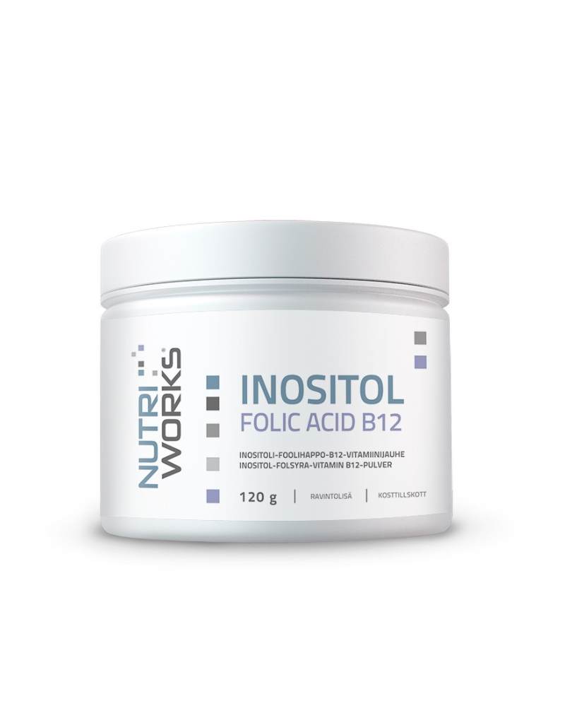 Nutri Works Inositol Folic Acid B12, 120 g