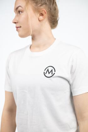 M-Sportswear Unisex T-paita, Valkoinen