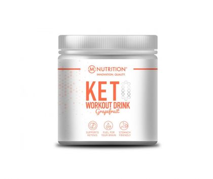 M-Nutrition KET-0 Workout Drink, Grapefruit, 360 g (Parasta ennen 02/2024)