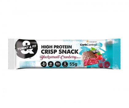 ForPro High Protein Crisp Snack, 55 g, Blackcurrant-Cranberry (päiväys 12/21)