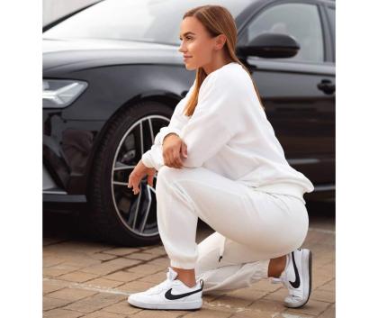 M-Sportswear Outlet Comfy Sweatpants, White