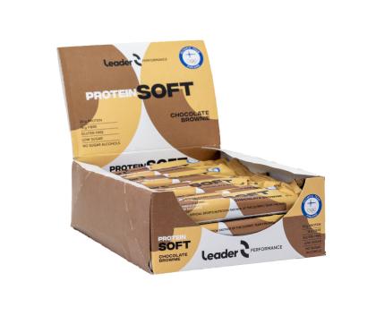 24 kpl Leader Performance Protein Soft Bar, Chocolate Brownie