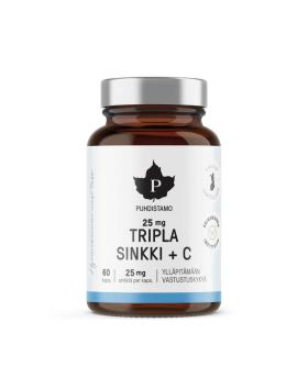 Puhdistamo Tripla Sinkki + C, 15 mg