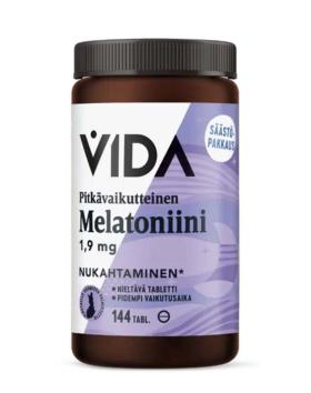 Vida Pitkävaikutteinen Melatoniini 1,9 mg, 144 tabl.
