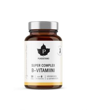 Puhdistamo Super Complex B-Vitamiini (Tarjouserä), 60 kaps. (02/23)