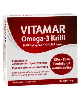 Vitamar Omega-3 Krilli, 60 kaps.