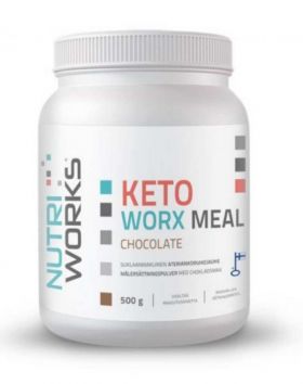 Nutri Works Keto Worx Meal, 500 g, Chocolate (12/22)