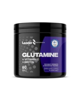 Leader Performance Glutamin + Vitamin C + Biotin, 300 g