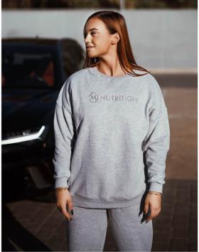 M-Sportswear Comfy Sweatshirt, Light Grey