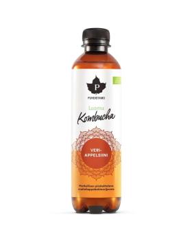 Puhdistamo Kombucha 370 ml, Veriappelsiini (Parasta ennen 07/23)