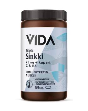 Vida Tripla Sinkki, 25 mg, 120 kaps.