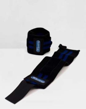 Quamtrax Wrist Wrap, Black/Blue, 34 cm