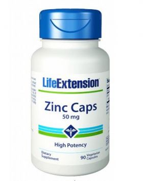 LifeExtension Zinc Caps (50 mg), 90 kaps.