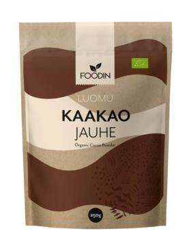 FOODIN Kaakaojauhe, Raaka, 250 g