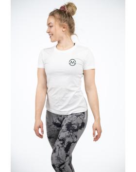 M-Sportswear Unisex Slim Fit T-paita, Valkoinen